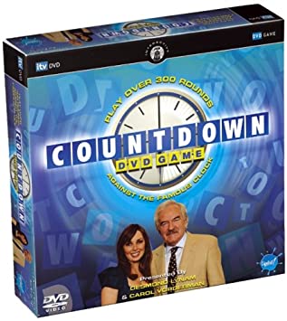 Countdown Interactive DVD Game Desmond Lynam Carol Vorderman RRP 12.99 CLEARANCE XL 7.99